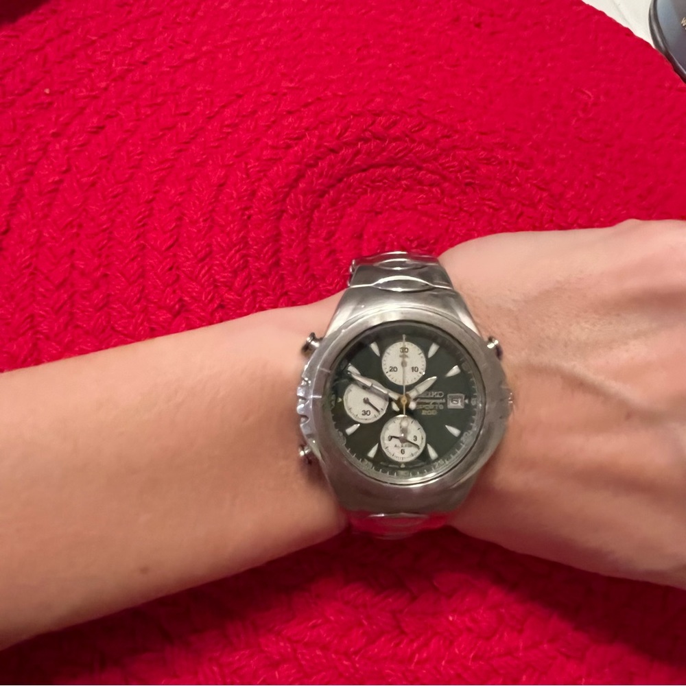 Seiko Macchina Sportiva By Giugiaro 7T32-6H60 Men’s Watch - Highly Collectible! - Picture 10 of 10